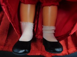 st captain january red shoes